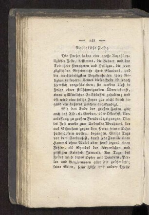 Religiöse Feste.