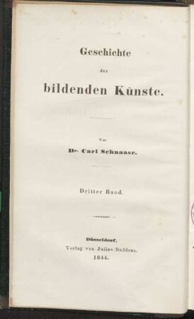 Bd. 3 = [2], Bd. 1: Geschichte der bildenden Künste im Mittelalter: Altchristliche und muhamedanische Kunst