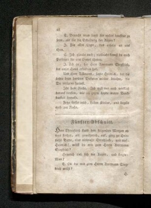 Fünfter Abschnitt.