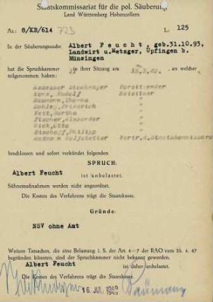 Feucht, Albert