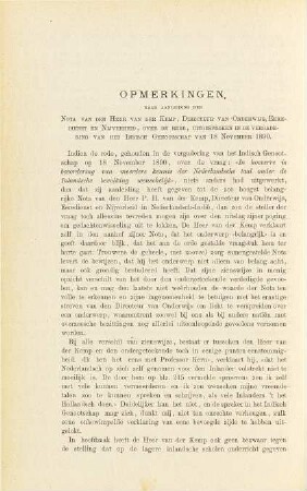 Opmerkingen