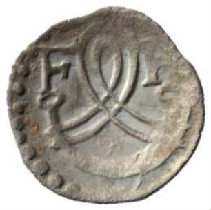 Fundmünze, Pfennig (einseitig), o. J. (1593-1608)