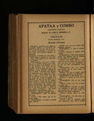 Apataa y Combo : juguete cómico