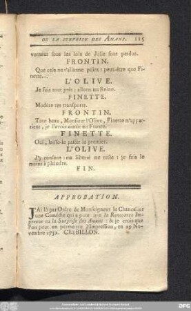 Approbation.