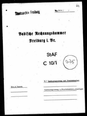 Landesregierung und Staatskanzlei