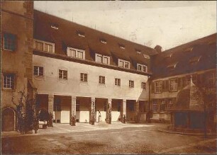 Fischer, Theodor; Jena; Universität - Innenhofansicht
