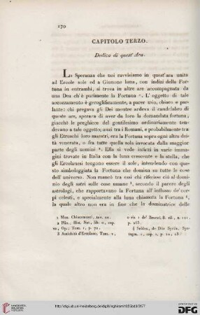 Capitolo terzo