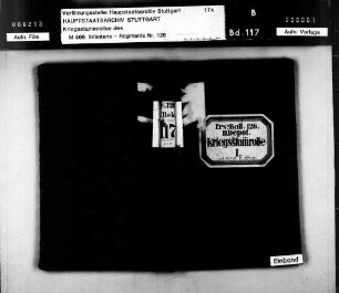 Kriegsstammrolle des 3. Rekrutendepots - Unteroffiziere