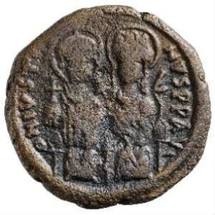 Münze, Follis, 573 / 574