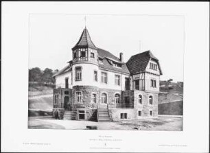 Villa, Neckarelz: Ansicht (aus: Moderne Neubauten, 4.Jg., 1898ff, hrsg. W. Kick)