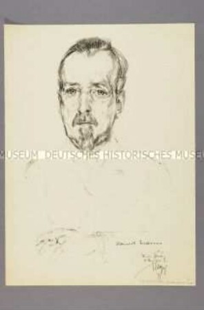 Bildnis des Schriftstellers Heinrich Mann