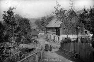 alte Wohnhäuser an der Planiestraße : re. Elmer-Haus (Oelmann)