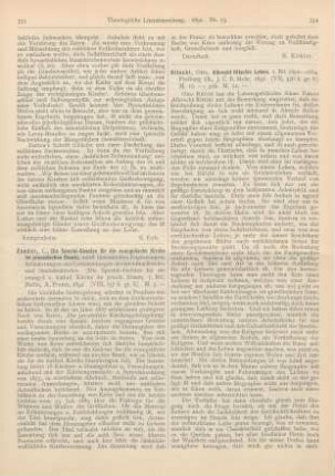 334-338 [Rezension] Ritschl, Otto, Albrecht Ritschls Leben. 1. Bd. 1822-1864