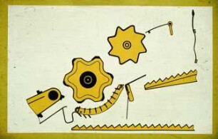 Schemazeichnung: Erntetechnik, Mähdrusch, Dreschwerk, Dreschkorb