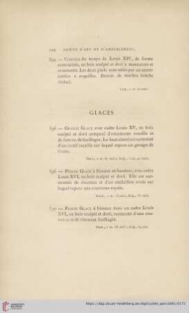 Glaces (Nr. 395 - 402)