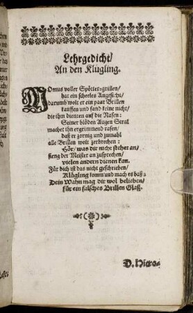 Lehrgedicht.
