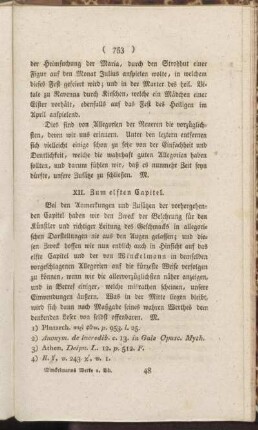 XII. Zum elften Capitel.