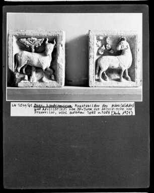 Monatsbilder März (Widder) und April (Stier)