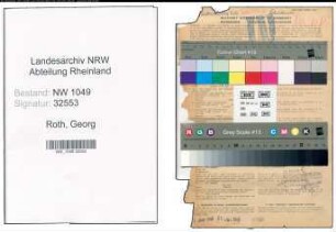 Entnazifizierung Georg Roth , geb. 24.04.1901 (Keramiker)