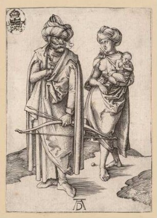 Der Orientale und sein Weib (Die Türkenfamilie)