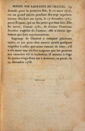 Amasis : tragédie