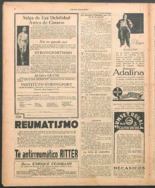 La falta de costumbre