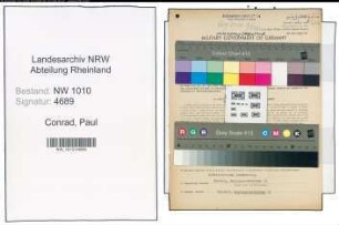Entnazifizierung Paul Conrad , geb. 18.11.1907 (Disponent)