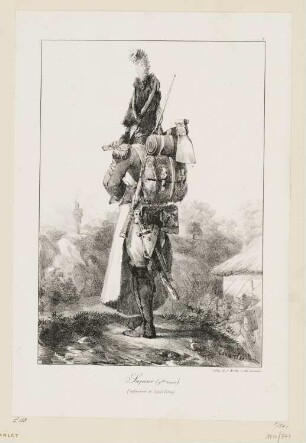 Sapeur, grande tenue, Blatt 2 der Folge "Infanteriekostüme 1809"
