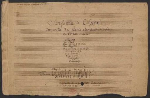 Sinfonien; orch; C-Dur; J 51