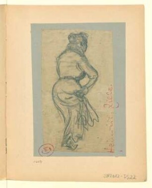 Rückenansicht einer Frau
