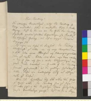Brief von Knoll, David an Goethe, Johann Wolfgang von