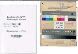 Entnazifizierung Erich Stemmermann , geb. 03.01.1905 (Buchhalter)