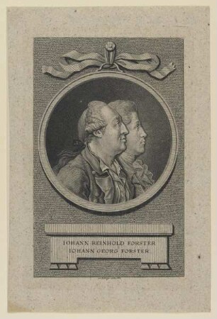 Doppelbildnis des Iohann Reinhold Forster und des Iohann Georg Forster
