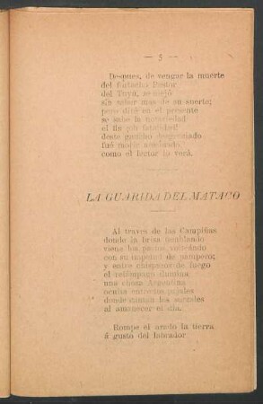 La guarida del mataco