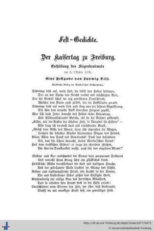 Fest-Gedichte
