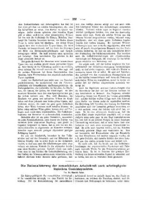 Die Rationaslisierung der menschlichen Arbeitskraft nach arbeitspsychologischen Gesichtspunkten