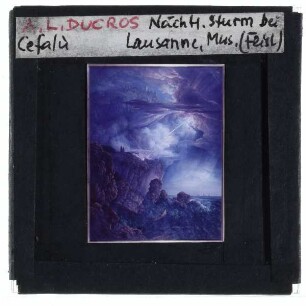 Ducros, Nächtlicher Sturm bei Cefalù