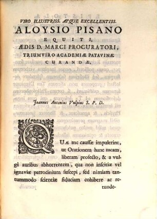 Oratio Academicorum et Scepticorum philosophiae rationem non esse in physica omnino repudiandam