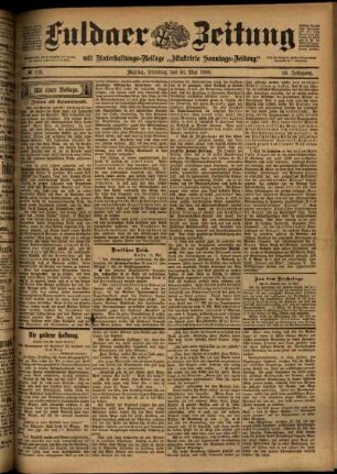 Ausgabe vom Dienstag, den 16. Mai 1899.
