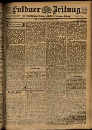 Ausgabe vom Dienstag, den 16. Mai 1899.