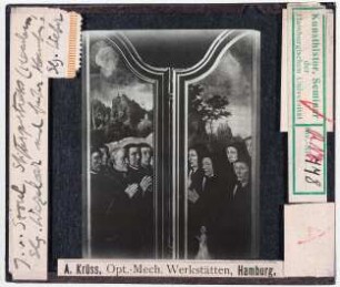 Jan van Scorel: Stifterporträts auf Altartafel. Haarlem, füher Hamburg, Sammlung Weber)