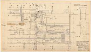Technische Universität Berlin Elektrotechnische Institute, 2. Bauabschnitt: Kellergeschoss Südteil 1:50