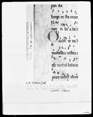 Graduale — Initiale G (aude te), Folio 2verso