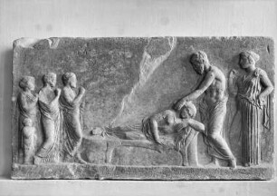 Weihrelief an Asklepios