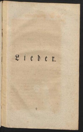 Lieder.
