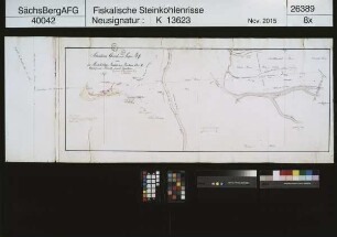 Steinkohlenrevier bei Bockwa, Oberhohndorf und Planitz mit Schächten