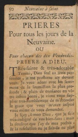 Prieres Pour tous les jours de la Neuvaine ...