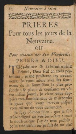 Prieres Pour tous les jours de la Neuvaine ...