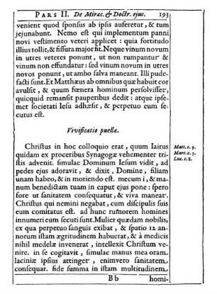 Vivificatio puellæ.