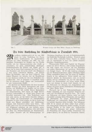 24: Die dritte Ausstellung der Künstlerkolonie in Darmstadt 1914